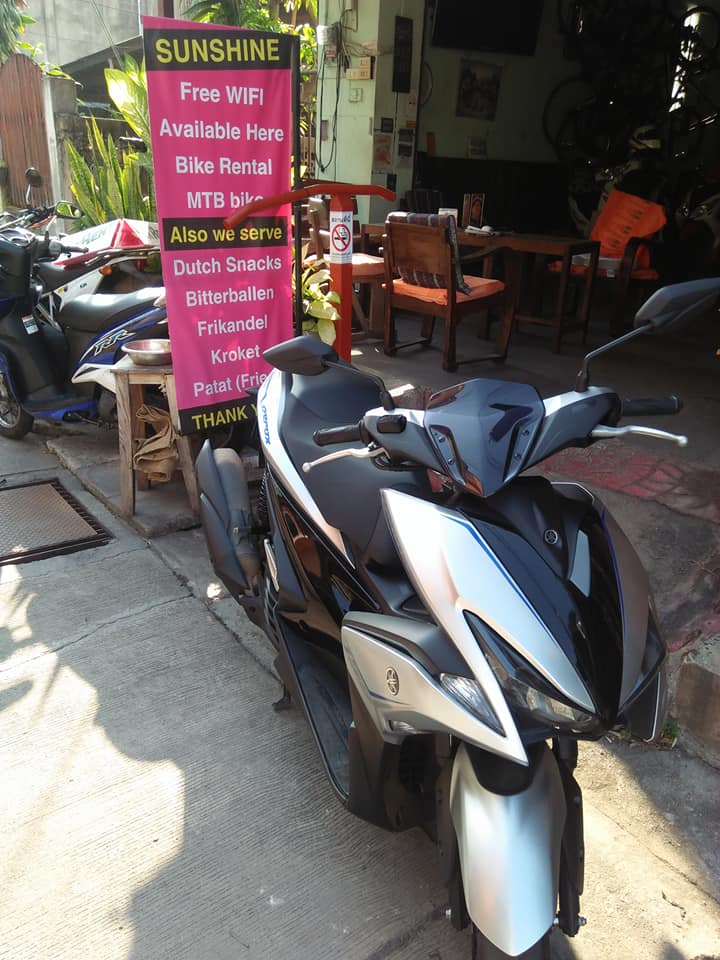 Yamaha Aerox 155cc for rent