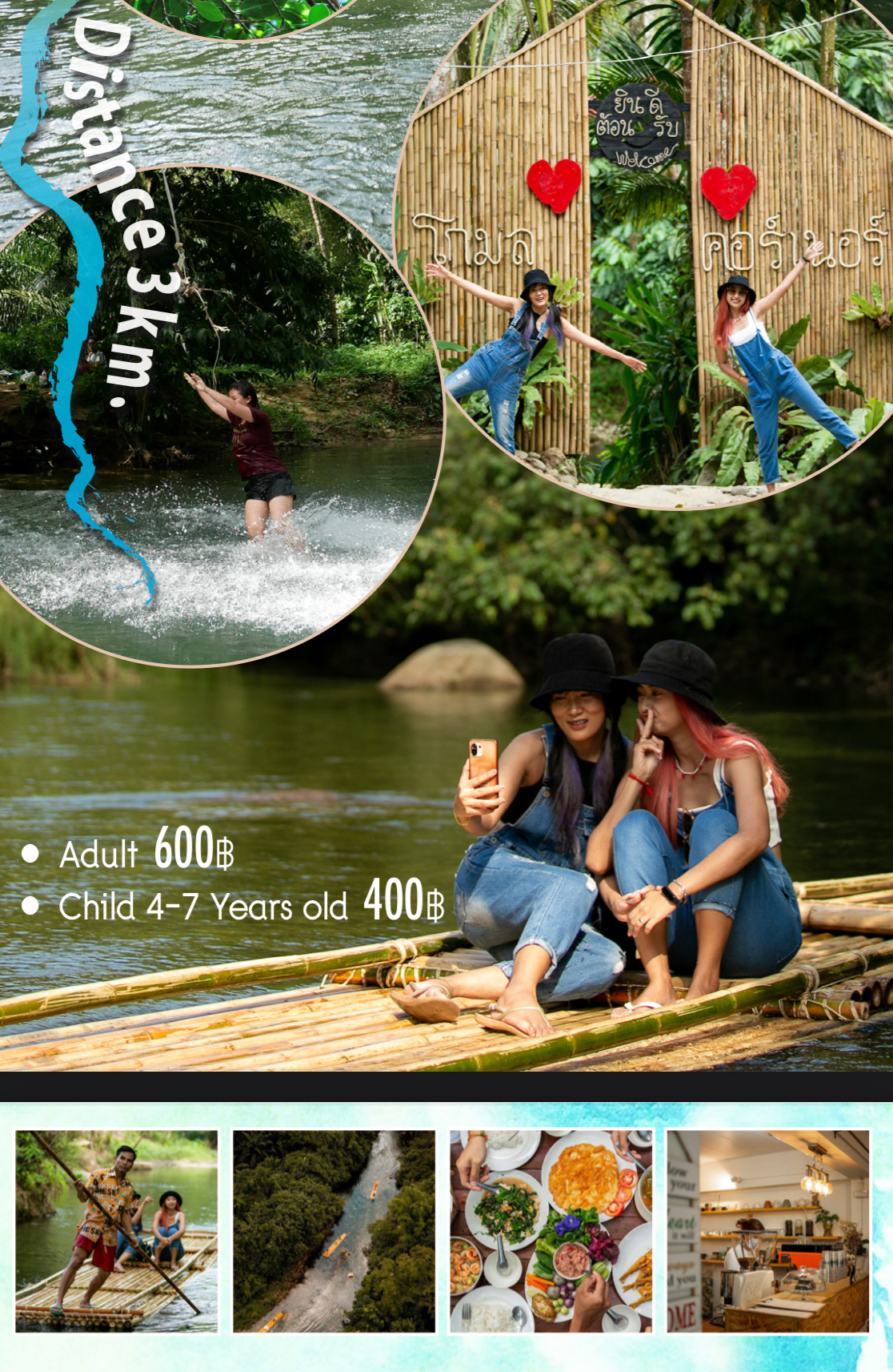 Bamboo rafting with Komol’s Corner Tour