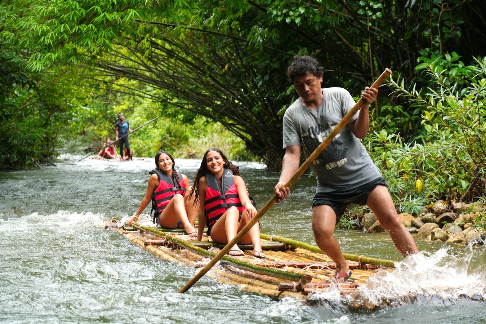 Bamboo Rafting with Sutin Group