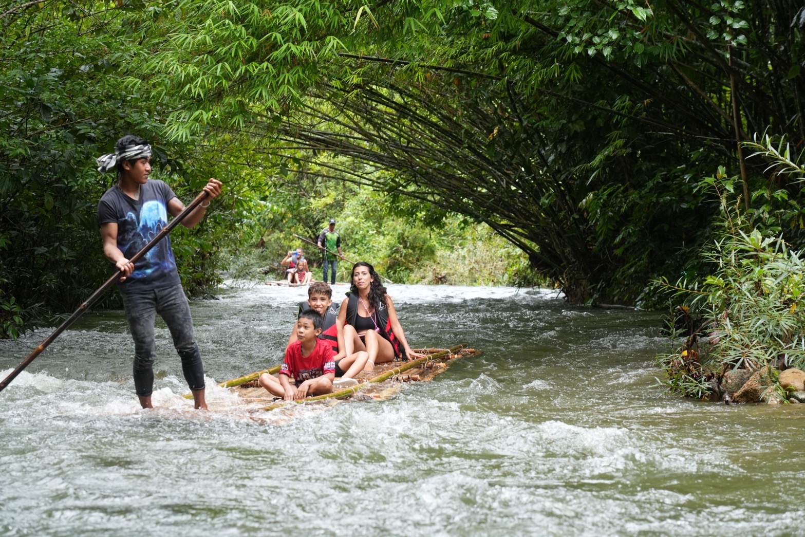 Bamboo Rafting with Sutin Group