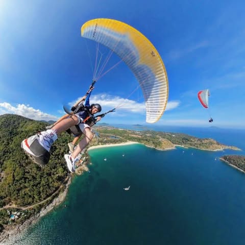 Phuket Tandem Paragliding & Paramotor Adventure over Nai Harn and Promthep Cape