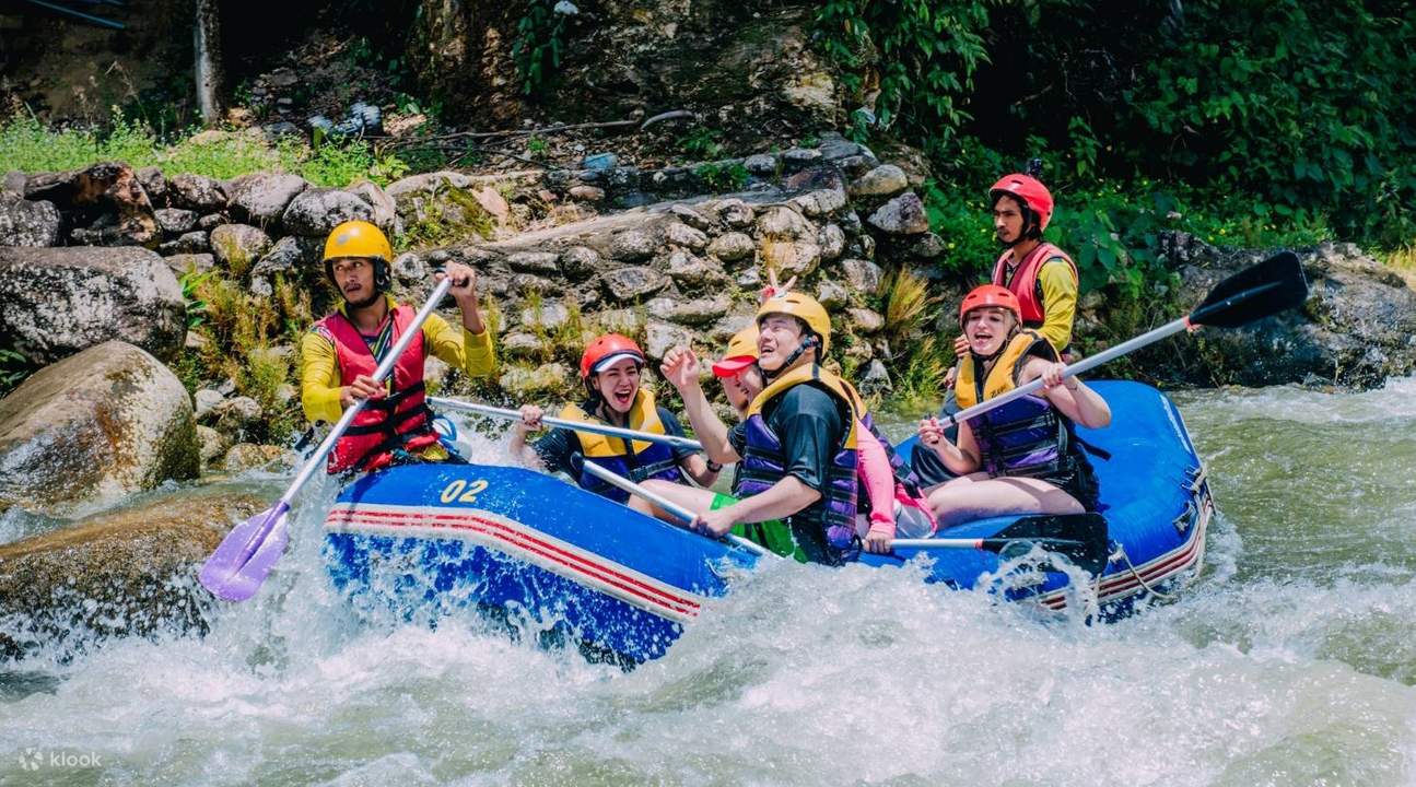 Phang Nga White Water Rafting Adventure with ATV, Zipline & Elephant Experience