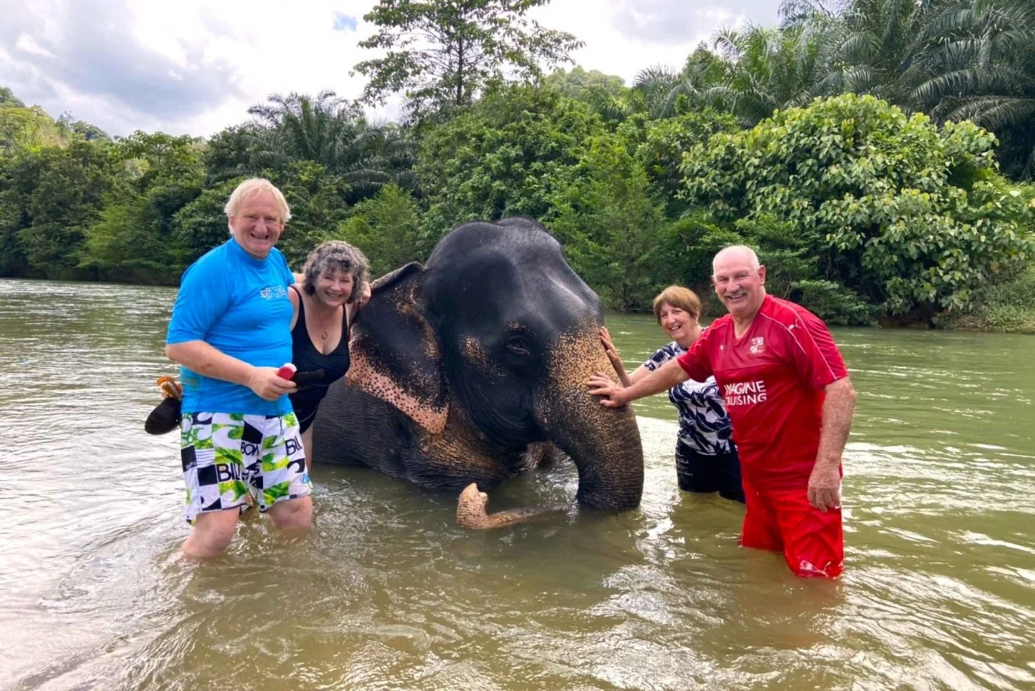 Phang Nga White Water Rafting Adventure with ATV, Zipline & Elephant Experience
