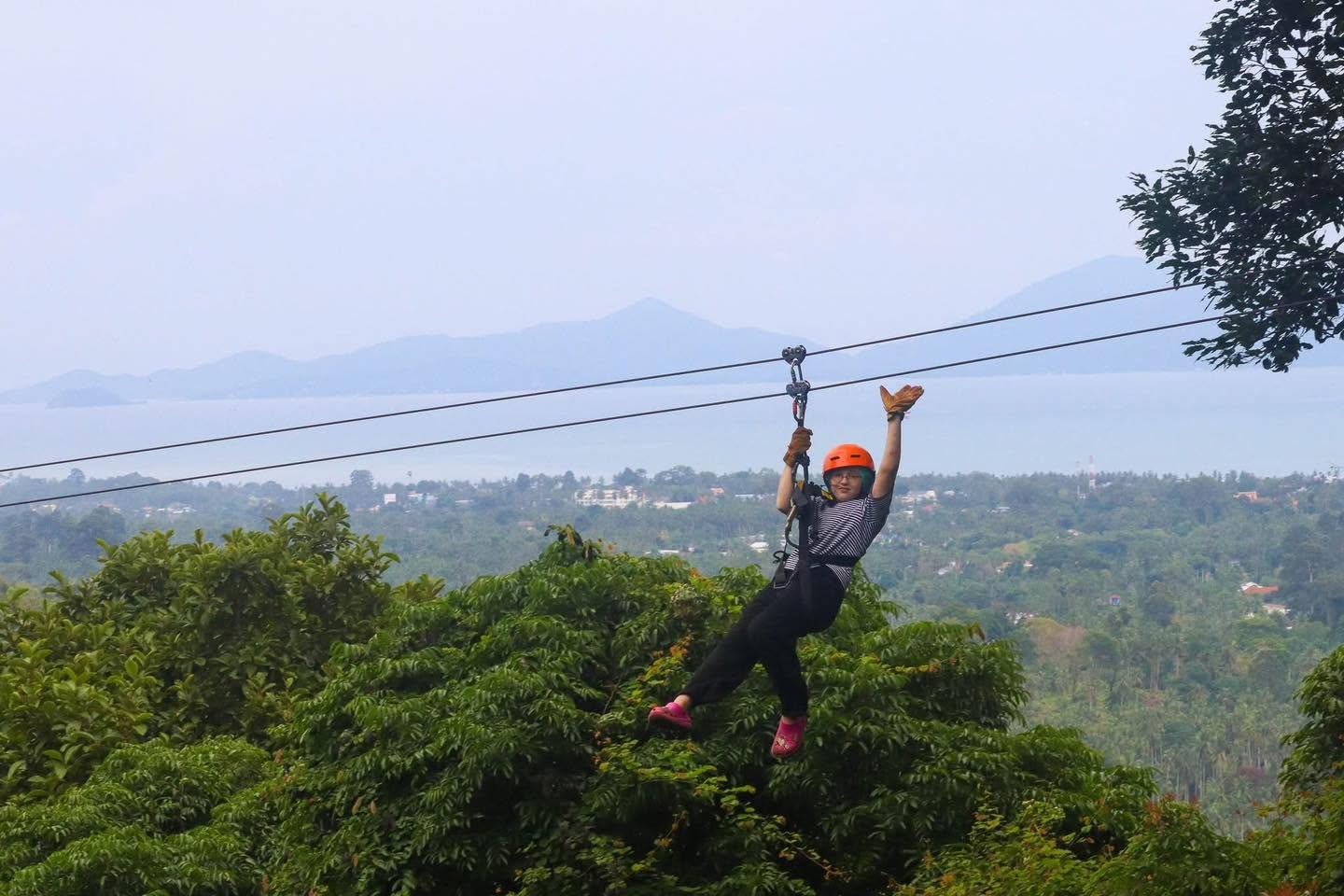Tree Bridge Zipline Koh Samui 10-Cable Jungle Adventure