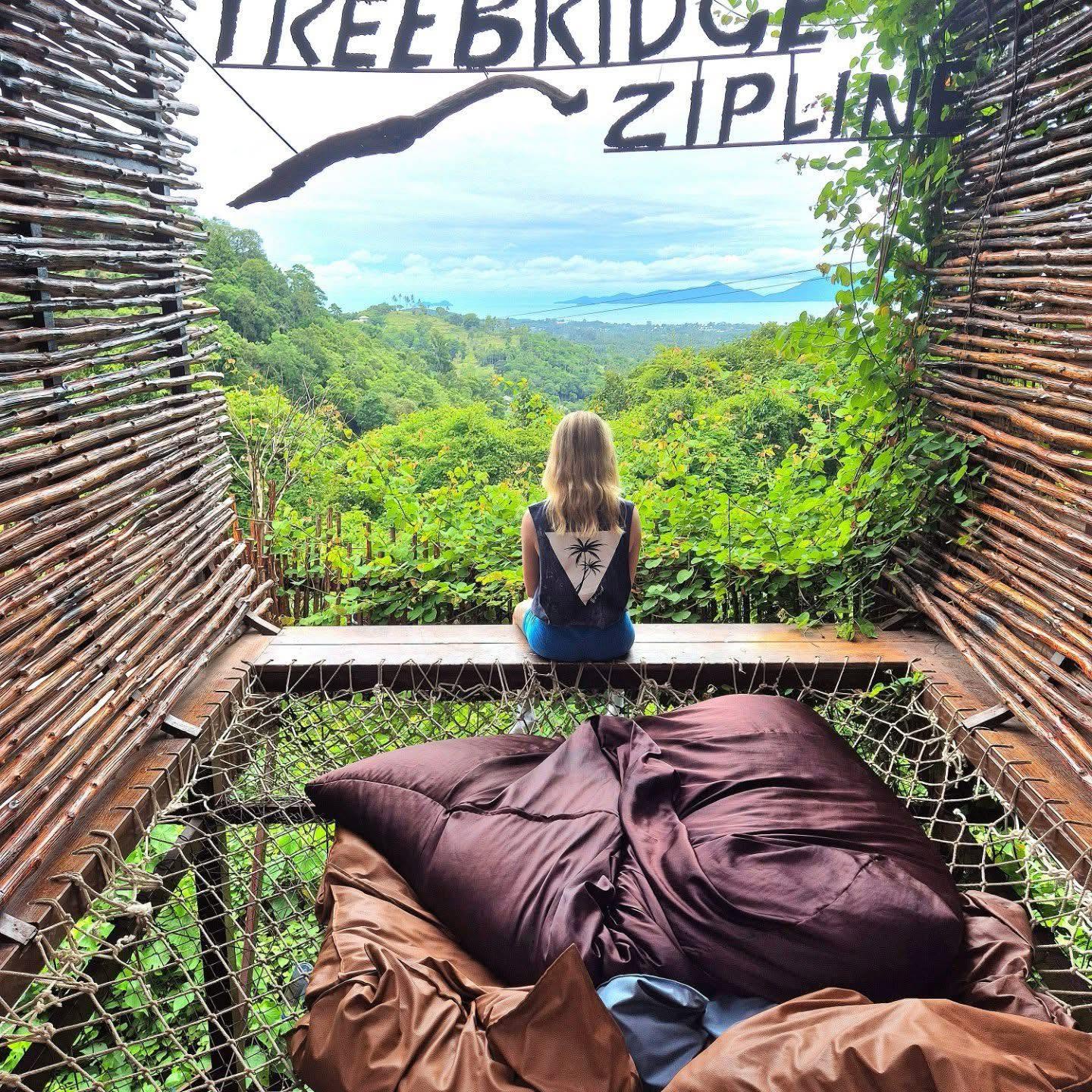 Tree Bridge Zipline Koh Samui 10-Cable Jungle Adventure