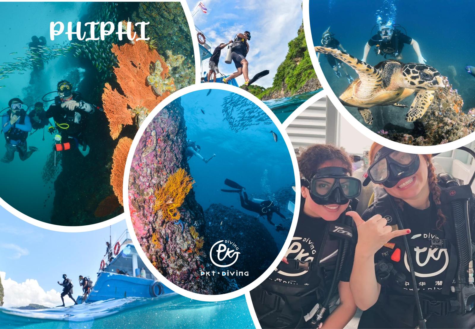 Phi Phi Island Discover Scuba Diving with PKT Diving