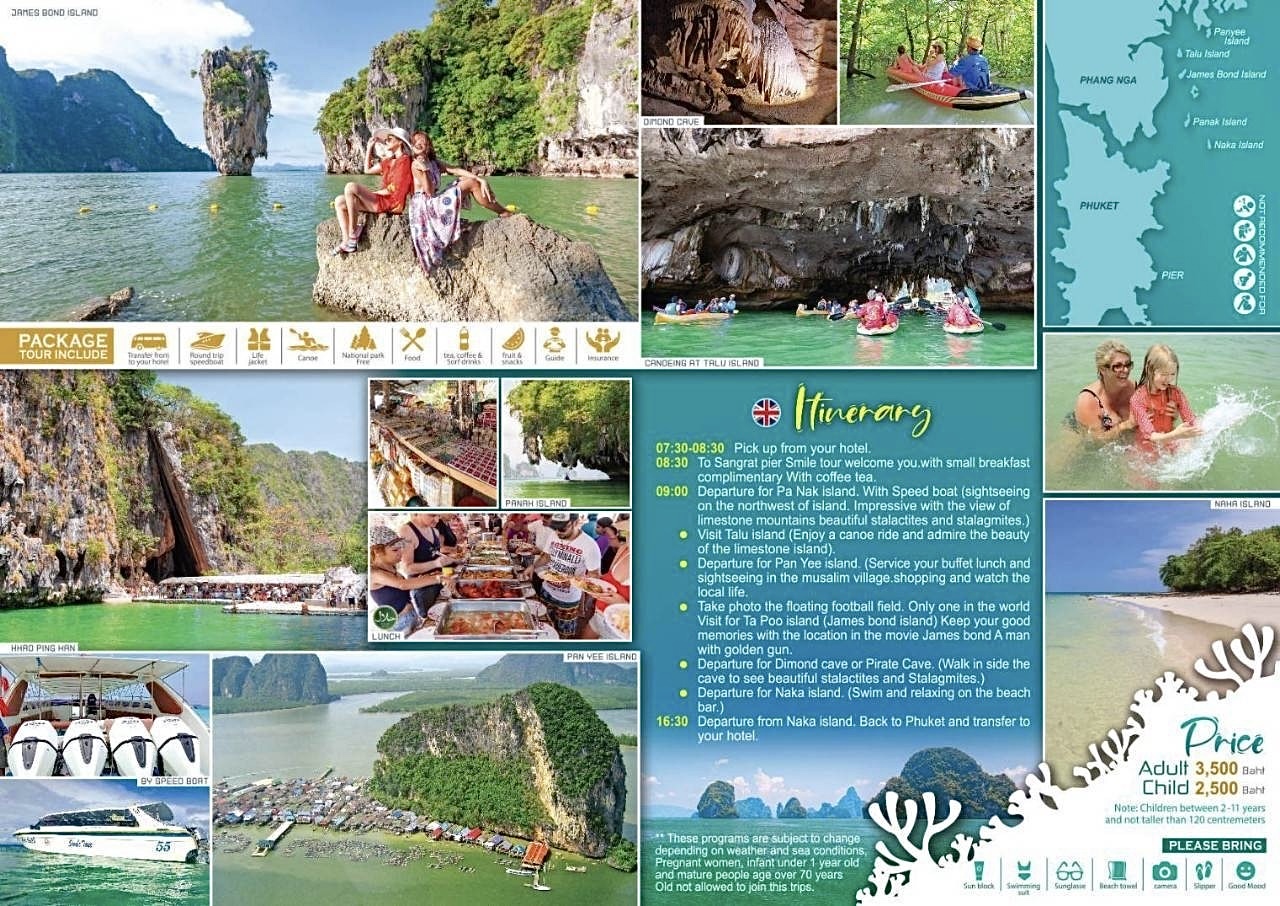 James bond island with Smile tour