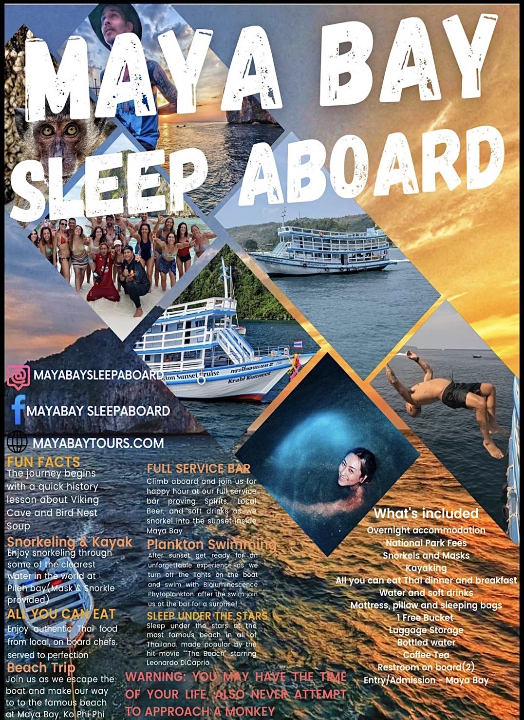 Maya Bay Sleep Aboard