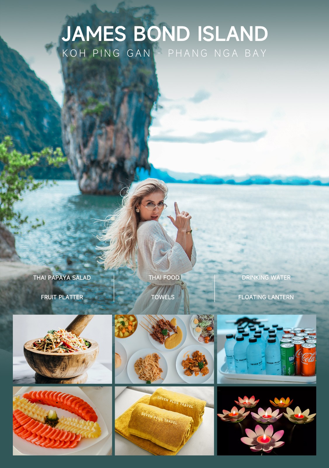 James Bond and Phang Nga Bay by Catamaran with Seven Plus