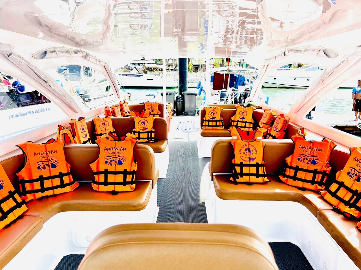 Premium James Bond & Koh Panyee Islands tour with speed catamaran. Max 30 people