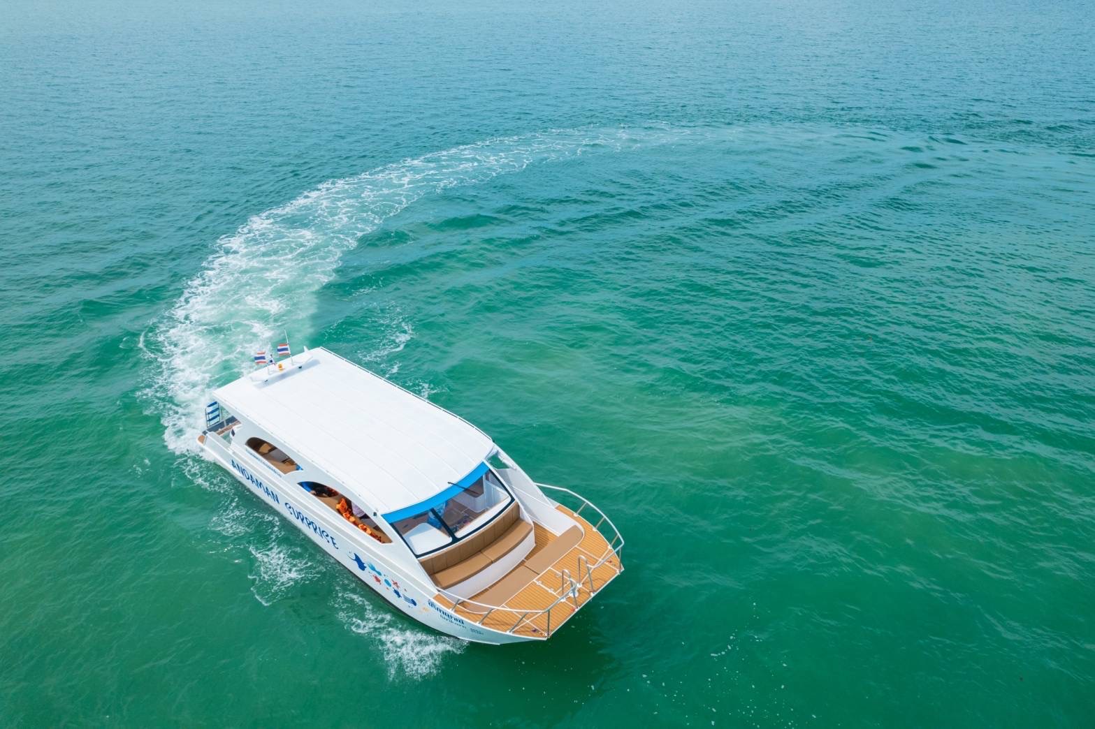 Premium James Bond & Koh Panyee Islands tour with speed catamaran. Max 30 people