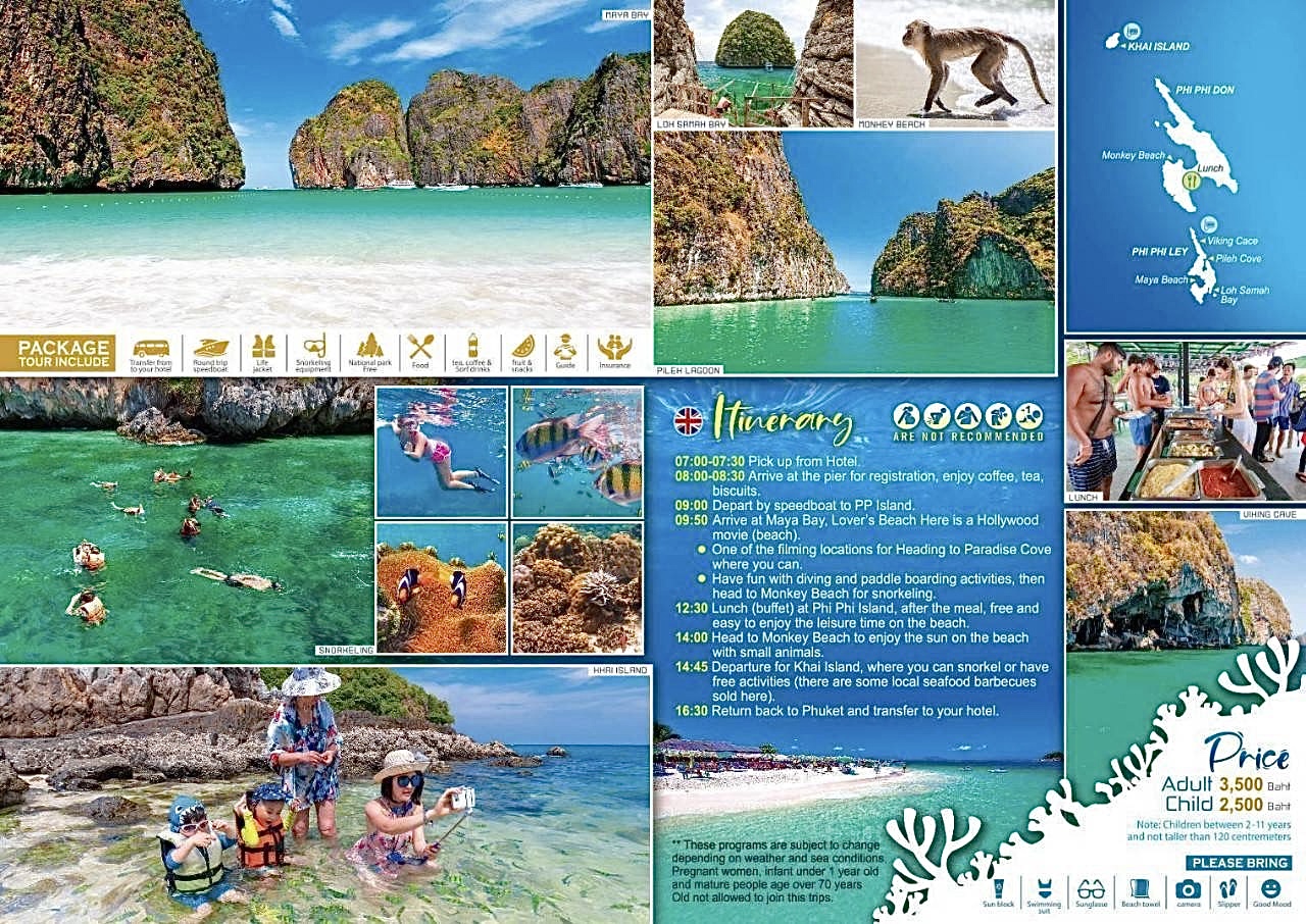 Phi Phi, Khai & Maya bay with Smile Tour