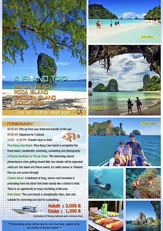 4 Islands Unseen Krabi with Krabi Mook Andaman