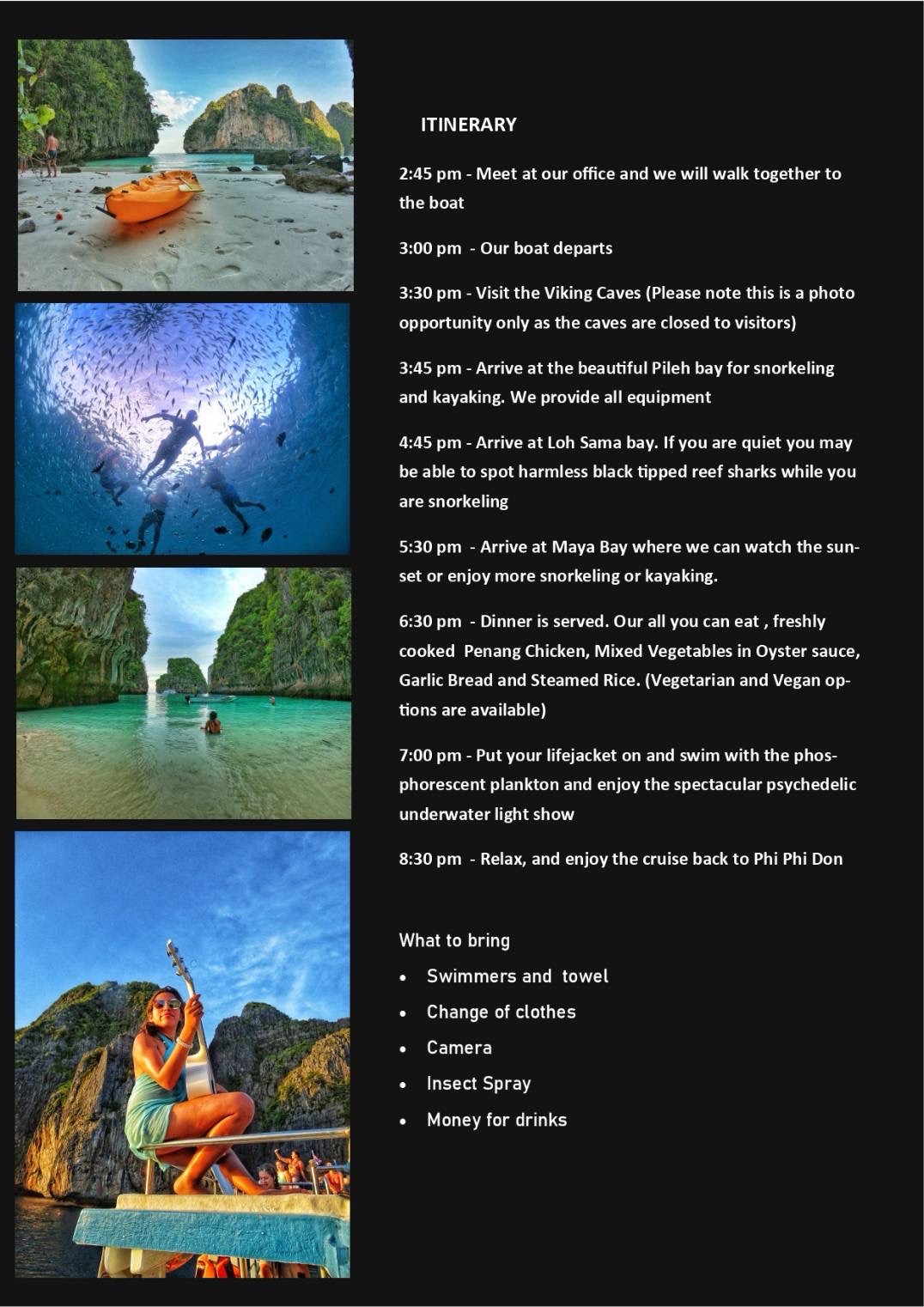 Maya Bay Sunset and Plankton Cruise