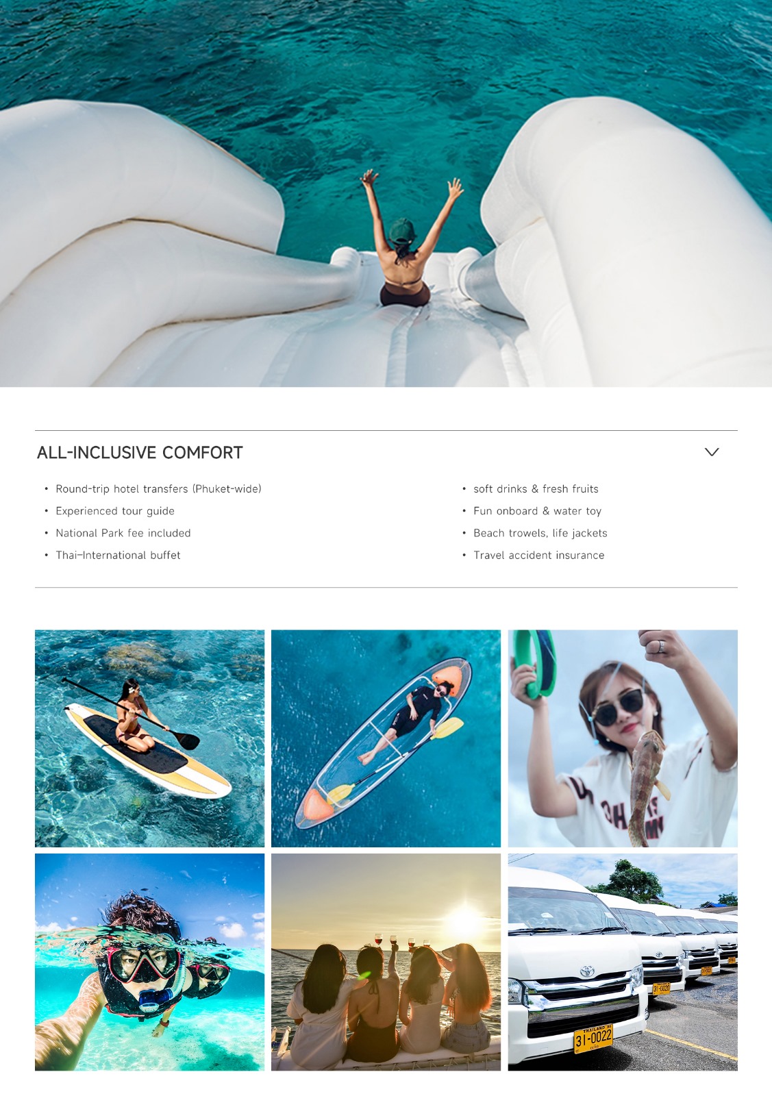 Banana Beach and Racha Island by Catamaran with Seven Plus
