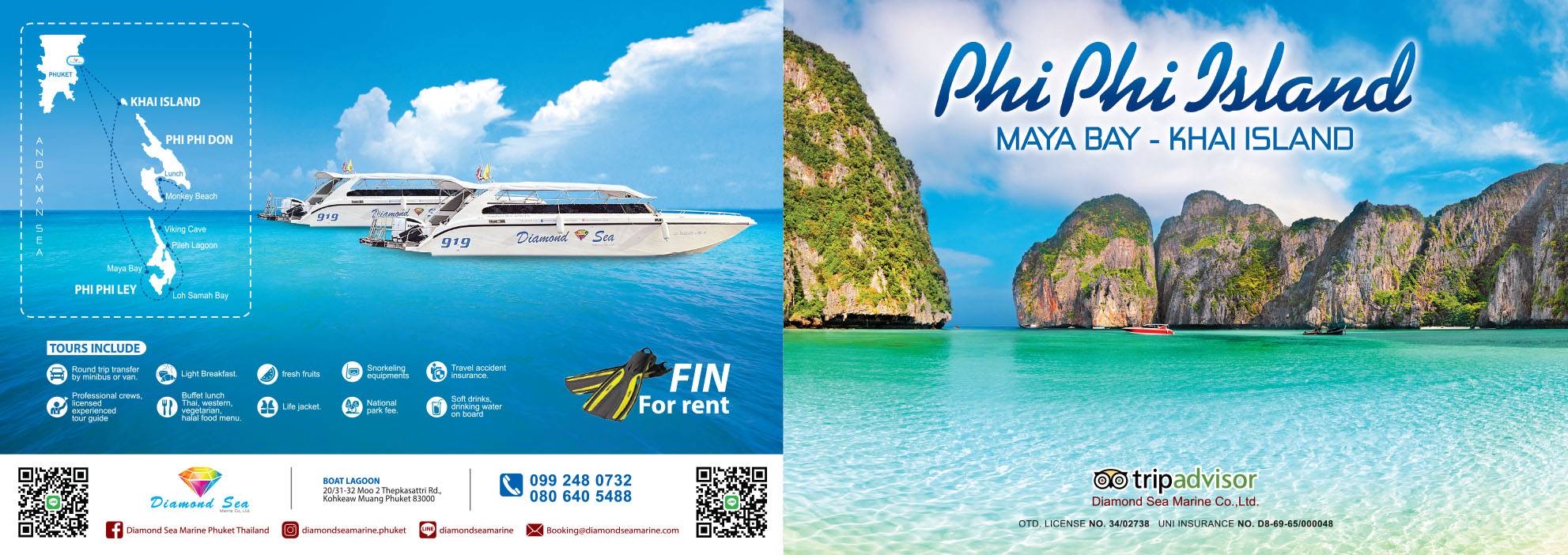 Phi Phi & Maya & Khai Full Day Tour by Speedboat