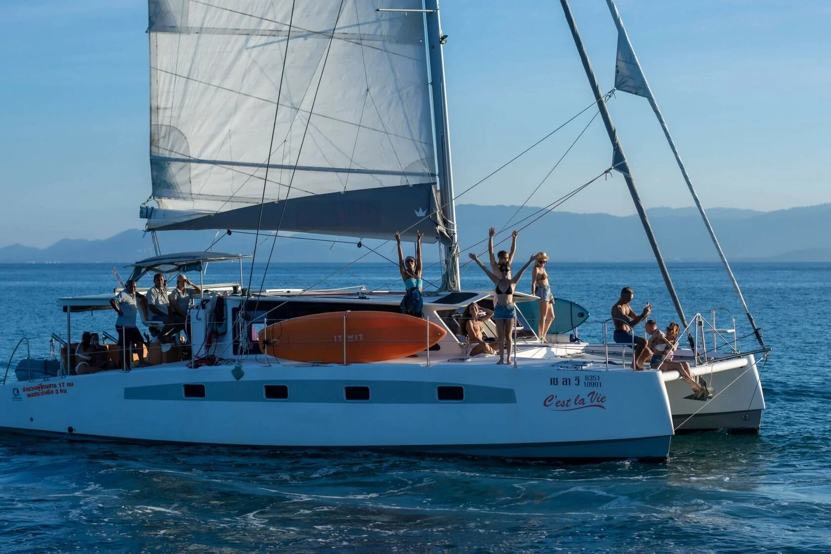 Grand Voyage 42 Private Catamaran Charter in Koh Phangan