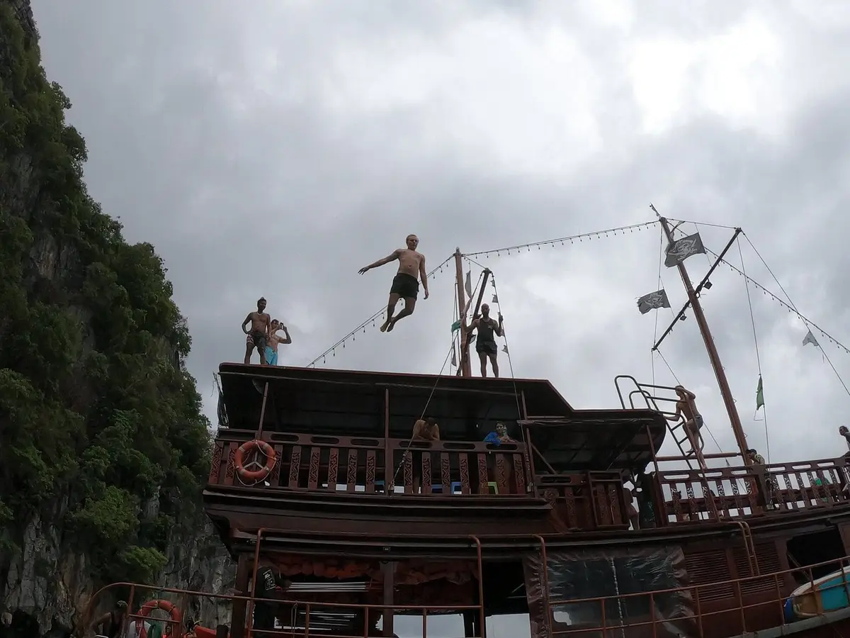 Phi Phi Pirate Boat Sunset Adventure: Snorkelling, Kayaking & Paddleboarding