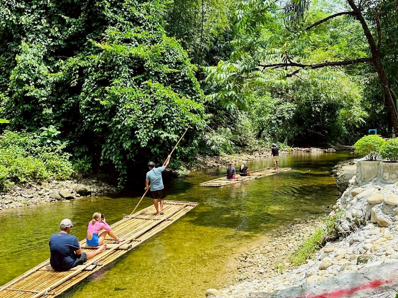Bamboo rafting Half day